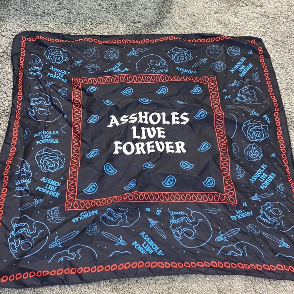 Assholes Live Forever Bandana